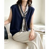 レディース ノースリーブニットトップス 大人カジュアル | SUNSHINE CLOSET | 詳細画像15