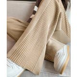 サイド縦ラインニットパンツ ワイドパンツ | SUNSHINE CLOSET | 詳細画像14 