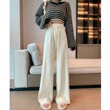 サイド縦ラインニットパンツ ワイドパンツ | SUNSHINE CLOSET | 詳細画像2 