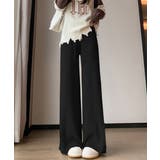 サイド縦ラインニットパンツ ワイドパンツ | SUNSHINE CLOSET | 詳細画像5 