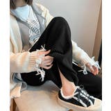 サイド縦ラインニットパンツ ワイドパンツ | SUNSHINE CLOSET | 詳細画像8 