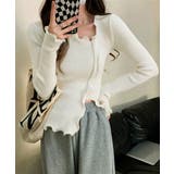 メロウフリルニット フロントスリット秋服 | SUNSHINE CLOSET | 詳細画像10 