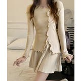 メロウフリルニット フロントスリット秋服 | SUNSHINE CLOSET | 詳細画像16 