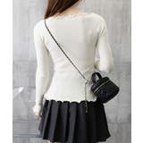 メロウフリルニット フロントスリット秋服 | SUNSHINE CLOSET | 詳細画像20 