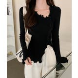 メロウフリルニット フロントスリット秋服 | SUNSHINE CLOSET | 詳細画像8 