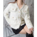 ツイード風ニットジャケットレディース上品 | SUNSHINE CLOSET | 詳細画像18 