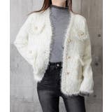 ツイード風ニットジャケットレディース上品 | SUNSHINE CLOSET | 詳細画像21 