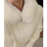 ファー襟ニットカーディガン ダブルジップ | SUNSHINE CLOSET | 詳細画像12 