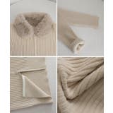 ファー襟ニットカーディガン ダブルジップ | SUNSHINE CLOSET | 詳細画像30 