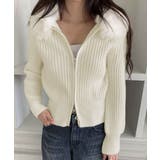 ファー襟ニットカーディガン ダブルジップ | SUNSHINE CLOSET | 詳細画像8 