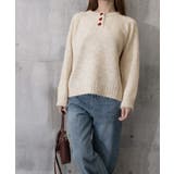 ハートボタンニットトップス ハーフボタン | SUNSHINE CLOSET | 詳細画像16