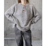 ハートボタンニットトップス ハーフボタン | SUNSHINE CLOSET | 詳細画像20