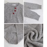 ハートボタンニットトップス ハーフボタン | SUNSHINE CLOSET | 詳細画像25