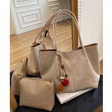 スエード調 トートバッグ 2点セット上品 | SUNSHINE CLOSET | 詳細画像16