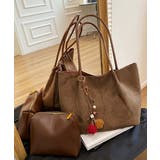 スエード調 トートバッグ 2点セット上品 | SUNSHINE CLOSET | 詳細画像6