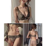 レディース 大人可愛いランジェリーセット ノンワイヤーブラジャー上下セット | SUNSHINE CLOSET | 詳細画像5 