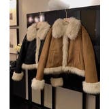 ショートフェイクムートンジャケット韓国風 | SUNSHINE CLOSET | 詳細画像17