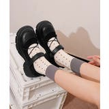 クロスコードメリージェーンスニーカー 履きやすい 美脚見えバレエスニーカー | SUNSHINE CLOSET | 詳細画像4 
