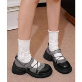 クロスコードメリージェーンスニーカー 履きやすい 美脚見えバレエスニーカー | SUNSHINE CLOSET | 詳細画像6 