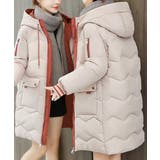 フード付きロングダウンコート中綿アウター | SUNSHINE CLOSET | 詳細画像1 