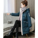 フード付きロングダウンコート中綿アウター | SUNSHINE CLOSET | 詳細画像12 