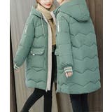 フード付きロングダウンコート中綿アウター | SUNSHINE CLOSET | 詳細画像15 