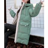 フード付きロングダウンコート中綿アウター | SUNSHINE CLOSET | 詳細画像16 