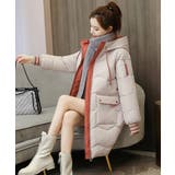 フード付きロングダウンコート中綿アウター | SUNSHINE CLOSET | 詳細画像3 