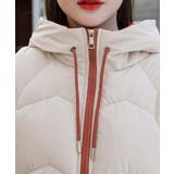 フード付きロングダウンコート中綿アウター | SUNSHINE CLOSET | 詳細画像4 