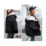 配色フード付き中綿ジャケットレディース冬 | SUNSHINE CLOSET | 詳細画像9 