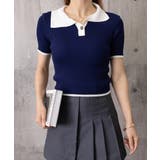 レディース 配色カットソー 通勤通学ニットソー | SUNSHINE CLOSET | 詳細画像11 