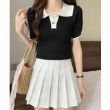 レディース 配色カットソー 通勤通学ニットソー | SUNSHINE CLOSET | 詳細画像4 