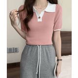 レディース 配色カットソー 通勤通学ニットソー | SUNSHINE CLOSET | 詳細画像8 