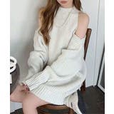 オープンショルダーニットワンピースミニ丈 | SUNSHINE CLOSET | 詳細画像12