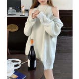 オープンショルダーニットワンピースミニ丈 | SUNSHINE CLOSET | 詳細画像15