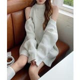 オープンショルダーニットワンピースミニ丈 | SUNSHINE CLOSET | 詳細画像16