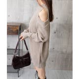 オープンショルダーニットワンピースミニ丈 | SUNSHINE CLOSET | 詳細画像23