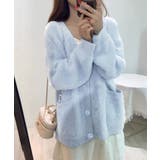 シャギーニットカーディガンVネック秋冬服 | SUNSHINE CLOSET | 詳細画像14