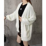 シャギーニットカーディガンVネック秋冬服 | SUNSHINE CLOSET | 詳細画像20