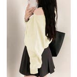 オフショルダーニットトップス肩見せ秋冬服 | SUNSHINE CLOSET | 詳細画像16 