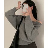 オフショルダーニットトップス肩見せ秋冬服 | SUNSHINE CLOSET | 詳細画像22 