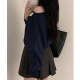 オフショルダーニットトップス肩見せ秋冬服 | SUNSHINE CLOSET | 詳細画像25 