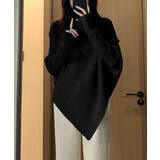 ハイネックニットセーター 不規則デザイン | SUNSHINE CLOSET | 詳細画像6 