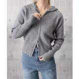 ダブルジップリブニットカーディガン韓国風 | SUNSHINE CLOSET | 詳細画像18