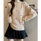 クルーネックハート柄ニットセーター韓国風 | SUNSHINE CLOSET | 詳細画像11