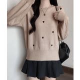 クルーネックハート柄ニットセーター韓国風 | SUNSHINE CLOSET | 詳細画像14