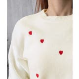 クルーネックハート柄ニットセーター韓国風 | SUNSHINE CLOSET | 詳細画像19