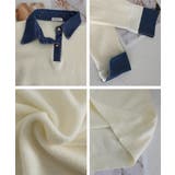 デニム切り替え レイヤード風ニットポロ襟 | SUNSHINE CLOSET | 詳細画像24