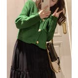 ゴールドボタンニットカーディガン 韓国風 | SUNSHINE CLOSET | 詳細画像10