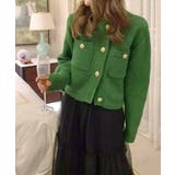 ゴールドボタンニットカーディガン 韓国風 | SUNSHINE CLOSET | 詳細画像11